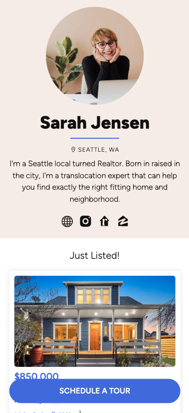 Place.bio example screenshot